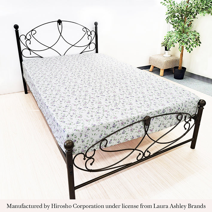 【LAURA　ASHLEY】ウィステリア　フィッティドシーツ　シングル　100cm X 200cm（メーカー希望小売価格￥17,490税込）