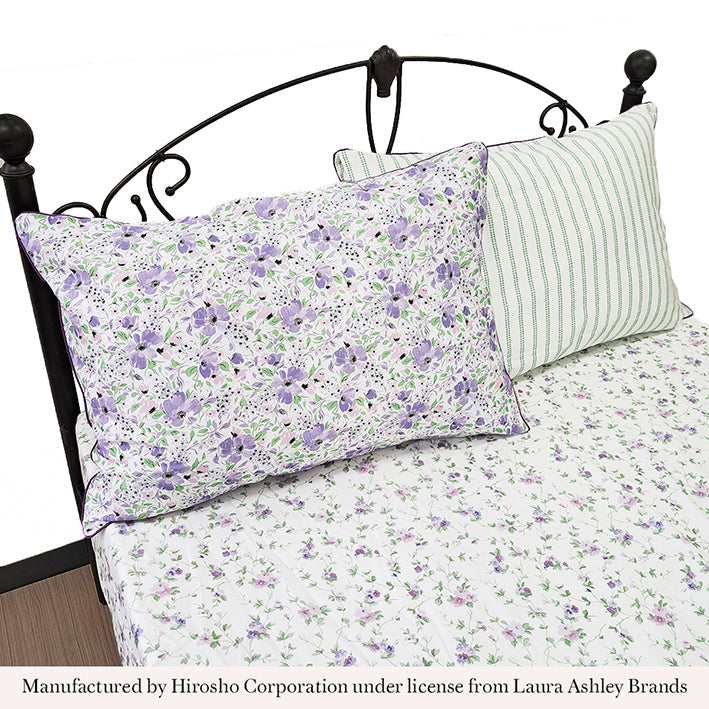 【LAURA　ASHLEY】ウィステリア　ピローケース　50cm X 70cm（メーカー希望小売価格￥6,655税込）