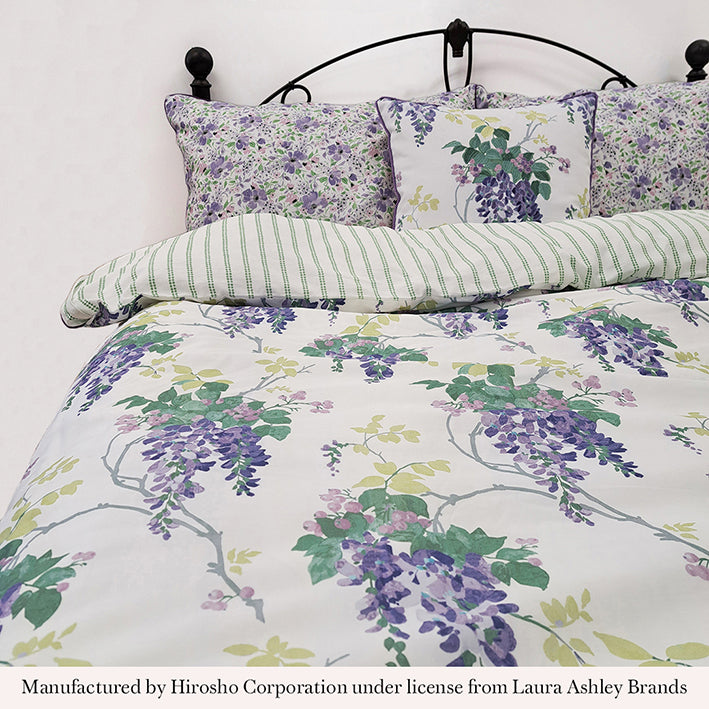 【LAURA　ASHLEY】ウィステリア　掛け布団カバー　シングル　150cm X 210cm（メーカー希望小売価格￥20,570税込）
