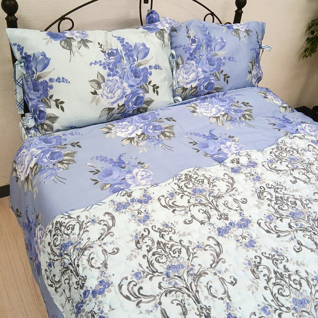 【LAURA ASHLEY】チスウィック　キルトマルチカバー　S　130cm X 190cm（メーカー希望小売価格￥25,080税込）