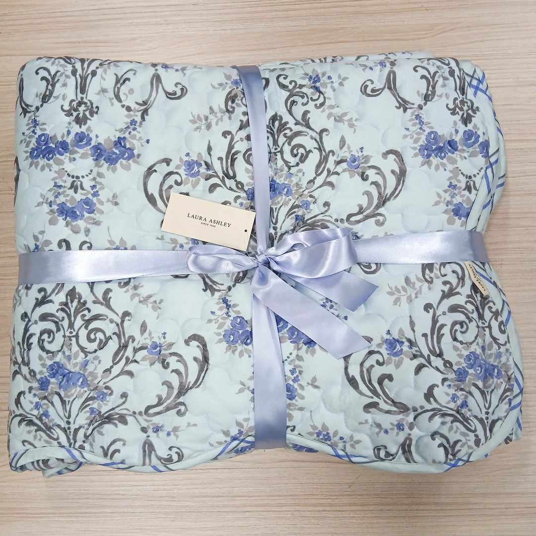 【LAURA ASHLEY】チスウィック　キルトマルチカバー　L　240cm X 190cm（メーカー希望小売価格￥41,800税込）