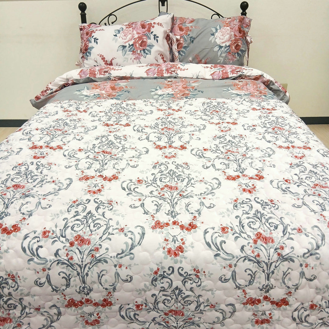 【LAURA ASHLEY】チスウィック　キルトマルチカバー　L　240cm X 190cm（メーカー希望小売価格￥41,800税込）
