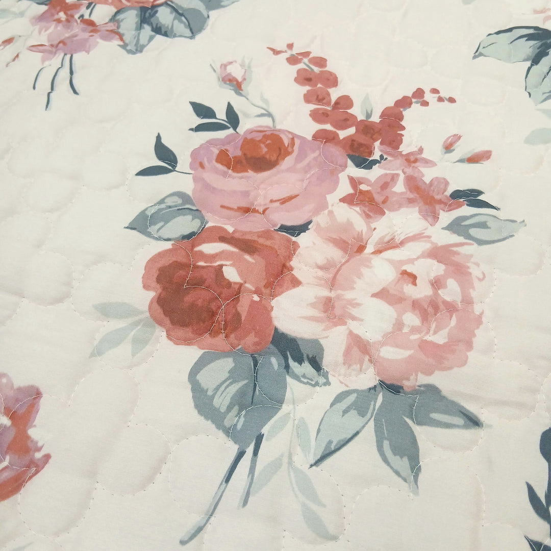 【LAURA ASHLEY】チスウィック　キルトマルチカバー　L　240cm X 190cm（メーカー希望小売価格￥41,800税込）