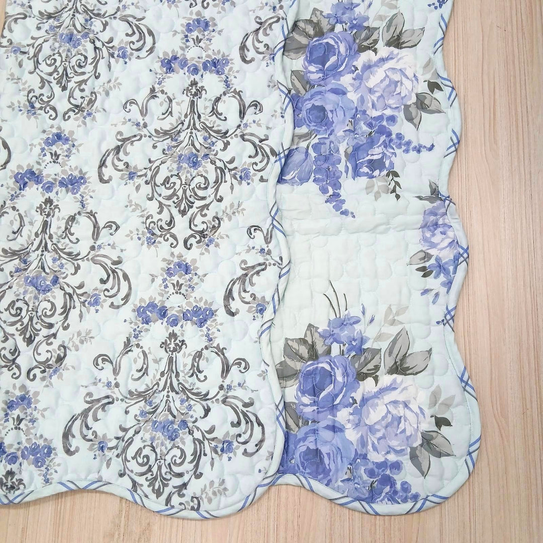 【LAURA ASHLEY】チスウィック　キルトマルチカバー　L　240cm X 190cm（メーカー希望小売価格￥41,800税込）