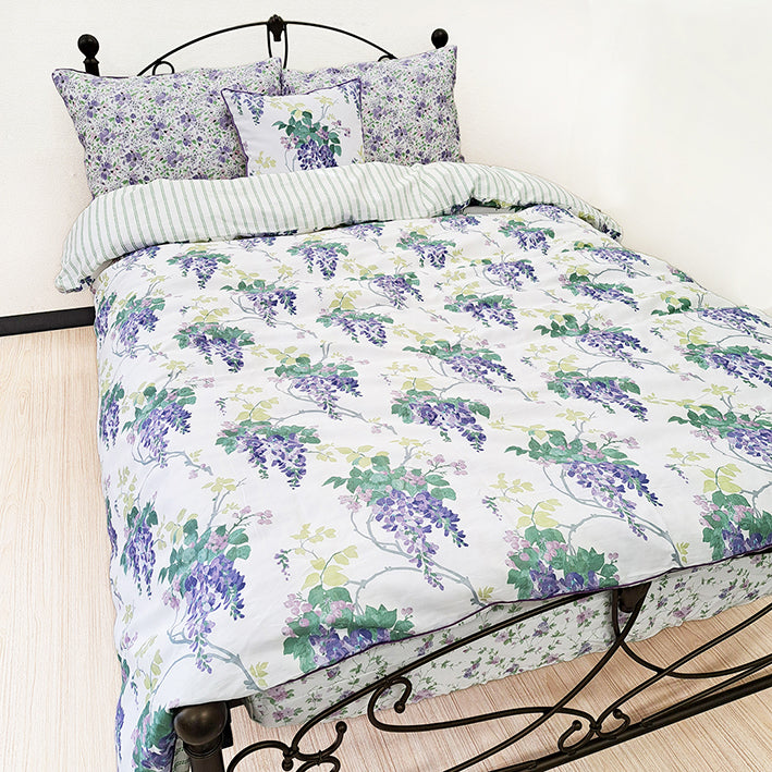 【LAURA　ASHLEY】ウィステリア　掛け布団カバー　シングル　150cm X 210cm（メーカー希望小売価格￥20,570税込）