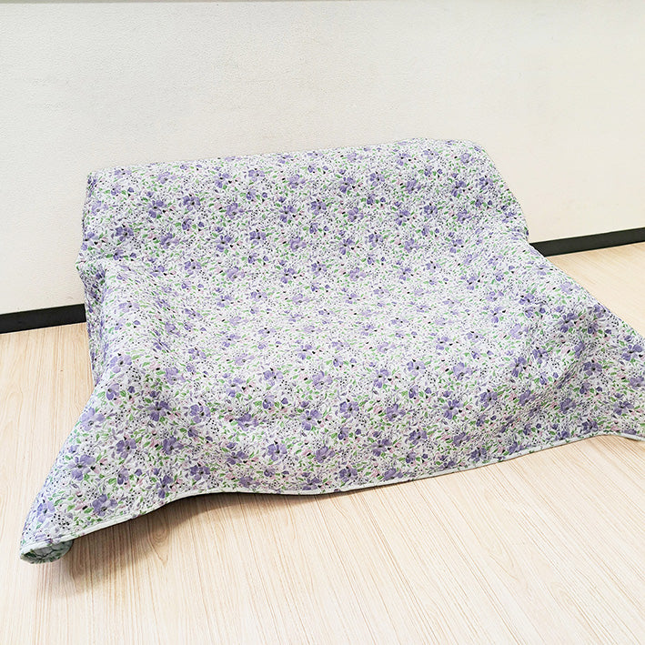 【LAURA　ASHLEY】ウィステリア　キルトマルチカバー　L　240cm X 190cm（メーカー希望小売価格￥43,120税込）