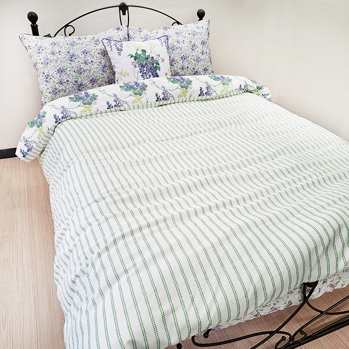 【LAURA　ASHLEY】ウィステリア　掛け布団カバー　ダブル　190cm X 210cm（メーカー希望小売価格￥29,480税込）