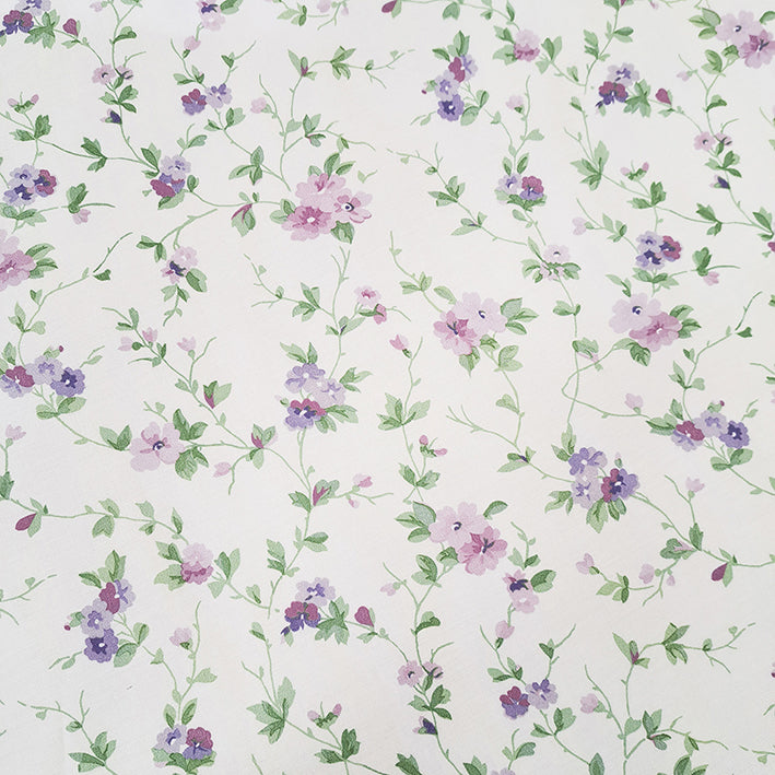 【LAURA　ASHLEY】ウィステリア　フィッティドシーツ　ダブル　140cm X 200cm（メーカー希望小売価格￥20,350税込）